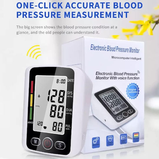 Monitor electronic digital de tensiune arterială pentru braț și încheietură, dispozitiv profesional de monitorizare a tensiunii arteriale