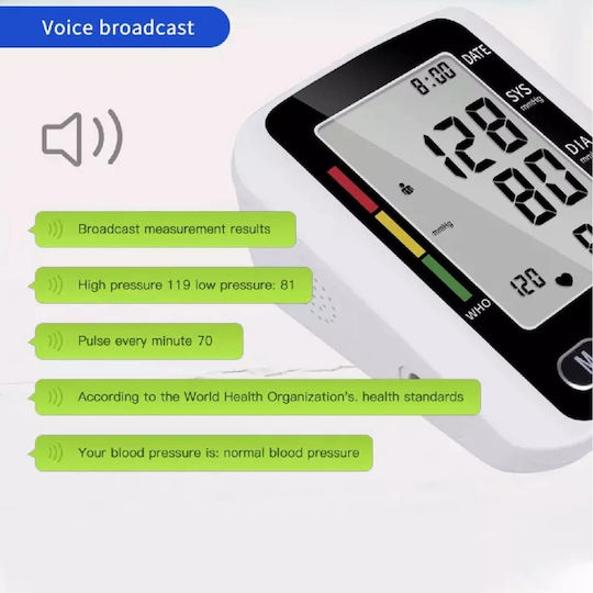 Monitor electronic digital de tensiune arterială pentru braț și încheietură, dispozitiv profesional de monitorizare a tensiunii arteriale
