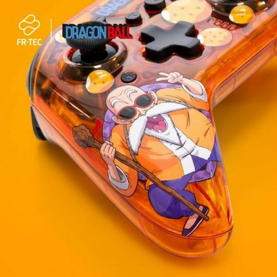 FR-TEC Dragon Ball Ασύρματο Gamepad για Android / PC / Switch / iOS Πορτοκαλί