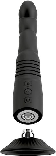Couples Choice G P-Spot Vibrator for Couples with Remote Control 15cm Black