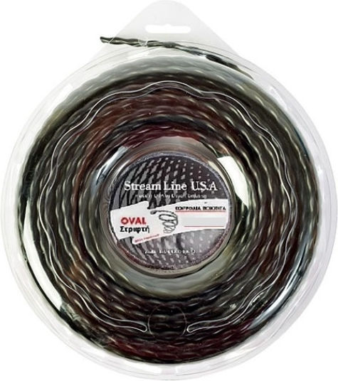 Desert Extrusion E-VS155DLG Bürstenschneider Trimmer-Leinen Oval Drehung Länge 26m und Dicke 4mm