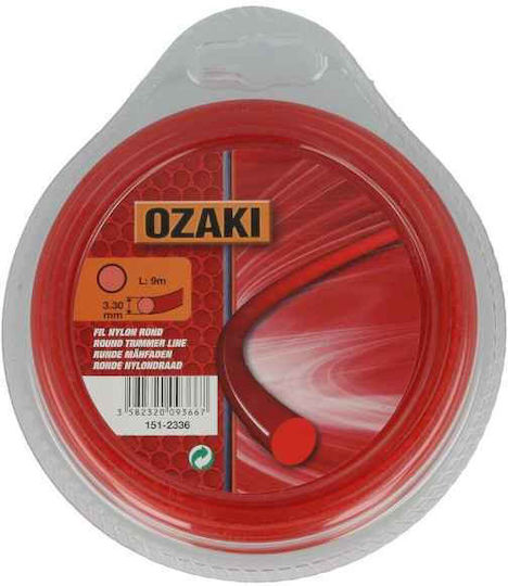 Ozaki 1512336 Μεσινέζα Στρογγυλή Μήκους 9m και Πάχους 3.3mm