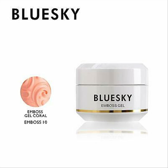 Bluesky Emboss 10 Nail Art Gel Orange 8ml