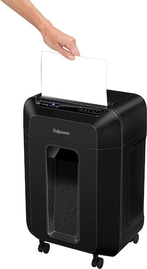Fellowes Aktevernichter Mikroschnitt 80 Blätter mit Behälter 17Es