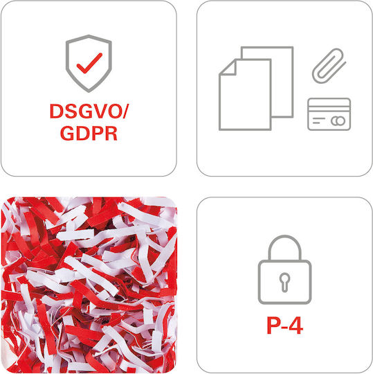 HSM Καταστροφέας Εγγράφων Securio C14 Micro Cut 5 Φύλλων με Κάδο 20lt