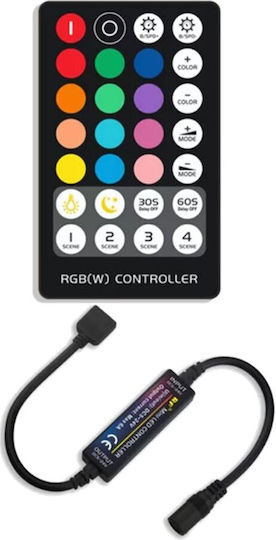 Lucas Ασύρματο RGBW Controller με Τηλεχειριστήριο RGBCONTW-6