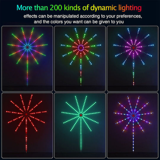 GloboStar Smart Ταινία LED Wi-Fi USB 5V RGB Φως 5m Τύπου SMD5050 με Τροφοδοτικό & Τηλεχειριστήριο