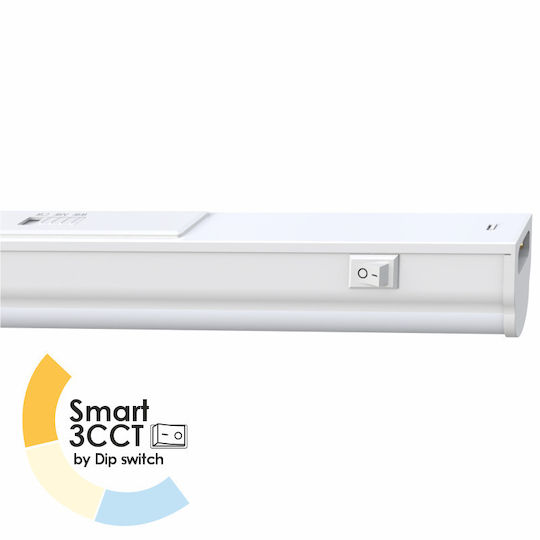 Elvhx Φωτιστικό Πάγκου Κουζίνας LED 15W Naturweiß mit Schalter