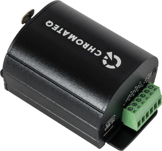 Globostar 71579 Chromateq Skydance DC USB to DMX Dimmer High Speed Controller Decoder 128 Channels DC 5-12V 0.1A 0.5W IP40 M7.8 x W5 x H3.8cm 5 Years Warranty