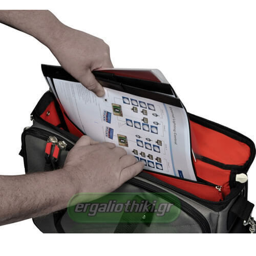C.K. Magma Over the Shoulder Tool Bag Black L46xW21xH33cm