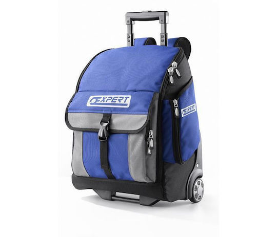 Expert Tools Wheeled Backpack Tool Bag Blue