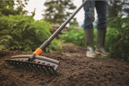 Fiskars 135051102 Τσουγκράνα Χώματος Quickfit