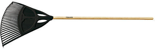 Fiskars Rake Leaf Plastic Τσουγκράνα Φύλλων με Κοντάρι