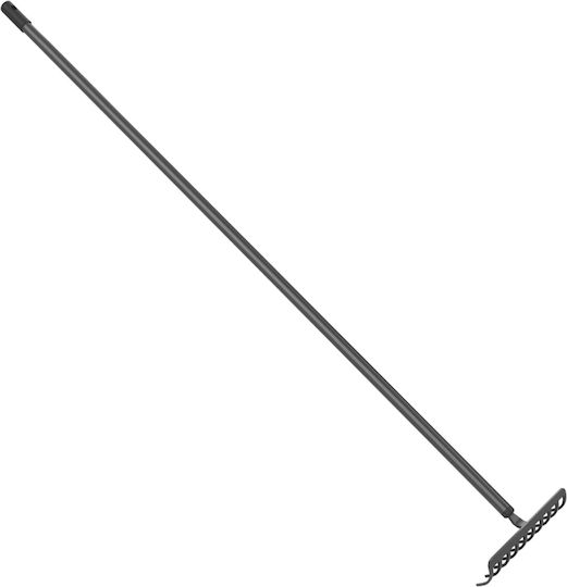 Cellfast 17-102-627 Gartenrechen Bogenharke mit Stiel