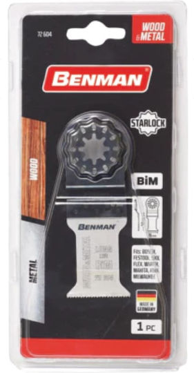 Benman Multitool Klinge für Holz und Metall - 50x35mm 72604