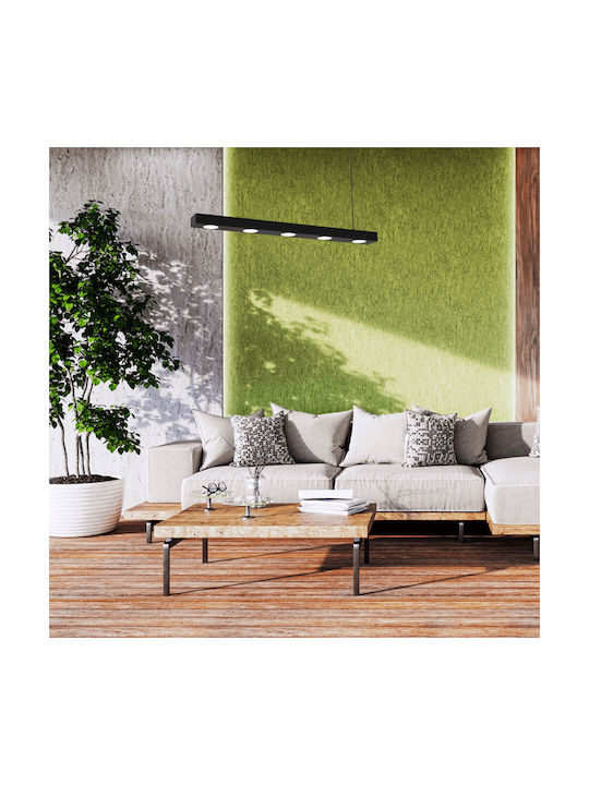 Eko Light Πολυέλαιος Ø102cm Μαύρος MLP8834