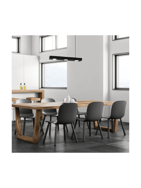 Eko Light Πολυέλαιος Ø60cm Μαύρος Eko Light Πολυέλαιος Ø60cm Μαύρος