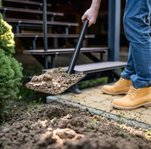 Cellfast Lopată dreaptă cu Coada 130cm și Mâner din Fiberglass