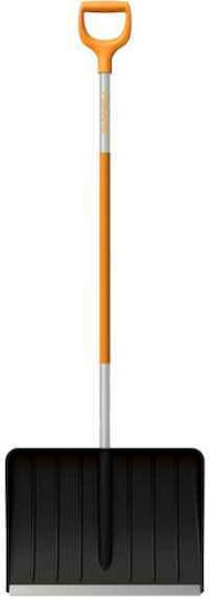 Fiskars Schneeschaufel Teleskopisch mit Stiel 152cm und Plastikgriff