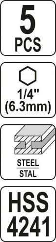 Yato Puller Set for Screws 5pcs