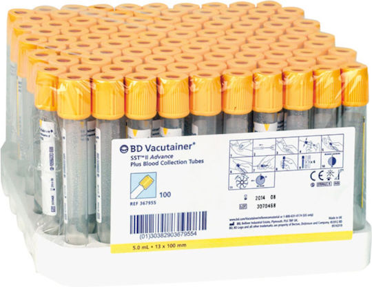 BD Σωληνάρια Αιμοληψίας 100τμχ 6ml