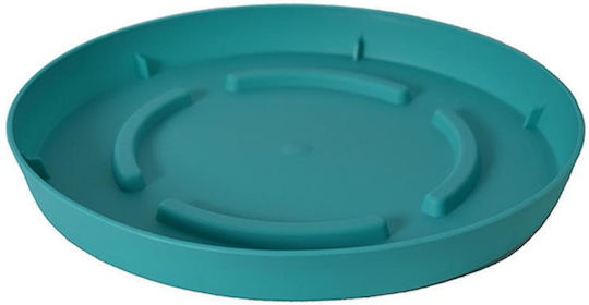 Atmosphera Roto Farfurie Pot Plastic Turquoise 14.7x14.7buc 10.01.00C20TU