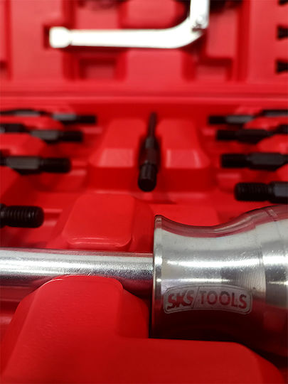 SKS Tools Εξολκέας Σετ Εξωλκείς για Ρουλεμάν 16τμχ
