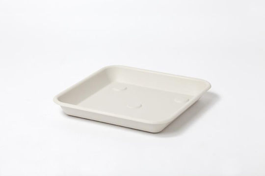 Plastecnic Πιάτο Γλάστρας Πλαστικό Λευκό 25x25εκ. 007.5612551