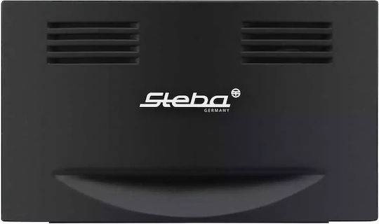 Steba Tabletop Electric Grill Ribbed Plate 1500W with Adjustable Thermostat 35.5cmx22cmcm