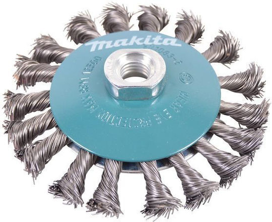 Makita D-39883 Συρματόβουρτσα Καμπάνα για Γωνιακό Τροχό 115mm Μ14