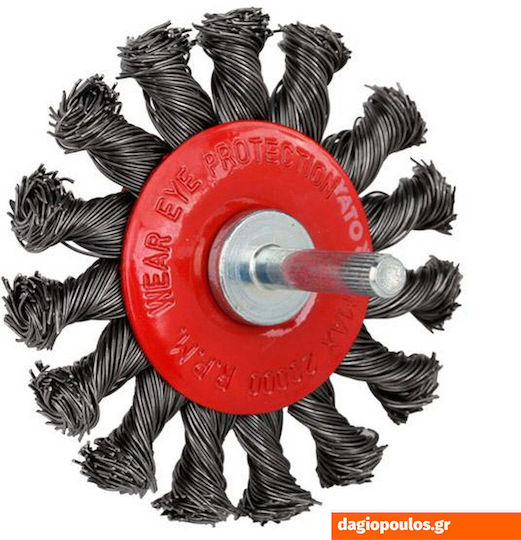 Yato YT-4759 Wire Brush with Bristles for Drill 75mm