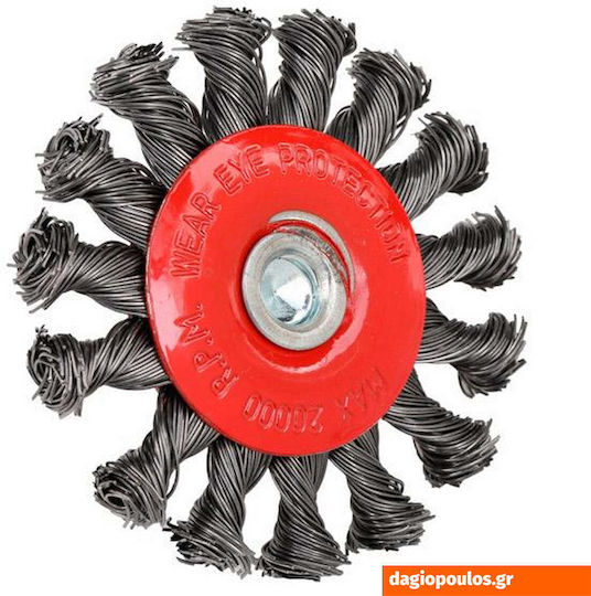 Yato YT-4759 Wire Brush with Bristles for Drill 75mm