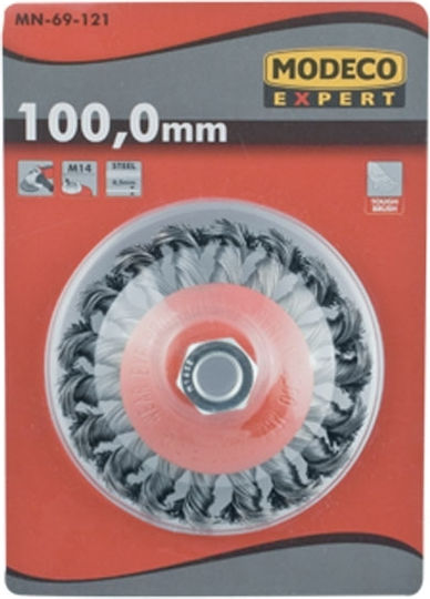 Modeco MN-69-121 Drahtbürste für Winkelschleifer 115mm