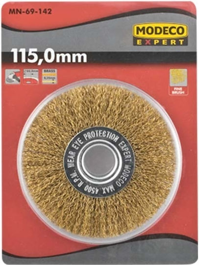 Modeco MN-69-142 Drahtbürste für Winkelschleifer 115mm