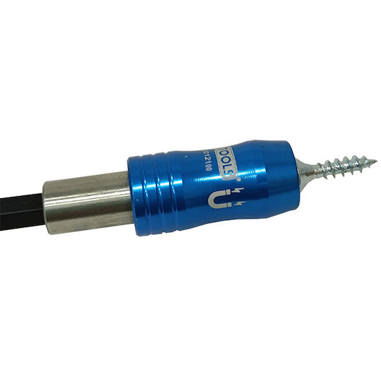 SKS Tools Adapter with Socket 1/4'' and Output Bit Holder 100mm