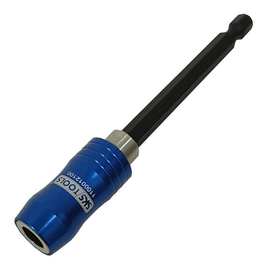SKS Tools Adapter with Socket 1/4'' and Output Bit Holder 100mm