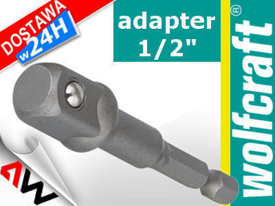 Wolfcraft Adapter mit Aufnahme HEX und Ausgang