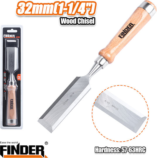Finder 32mm with Wooden Handle