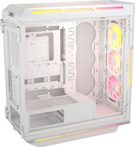 iCUE LINK 5000T LX RGB Gaming Midi Tower Computer Case with Side Window White