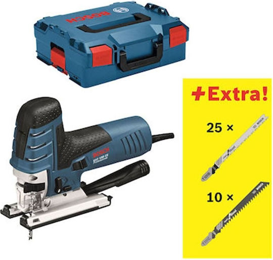 Bosch GST 150 CE Jig Saw 780W & 35 Blades & L-Boxx