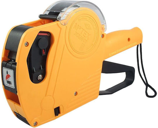 Motex MX-5500 Mechanical Handheld Label Maker 1 Row in Yellow Color