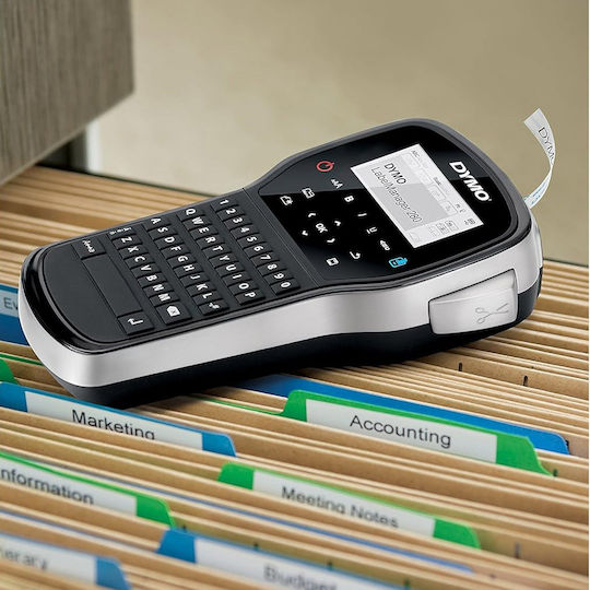 Dymo LabelManager 280 Ηλεκτρονικός Ετικετογράφος Χειρός σε Μαύρο Χρώμα