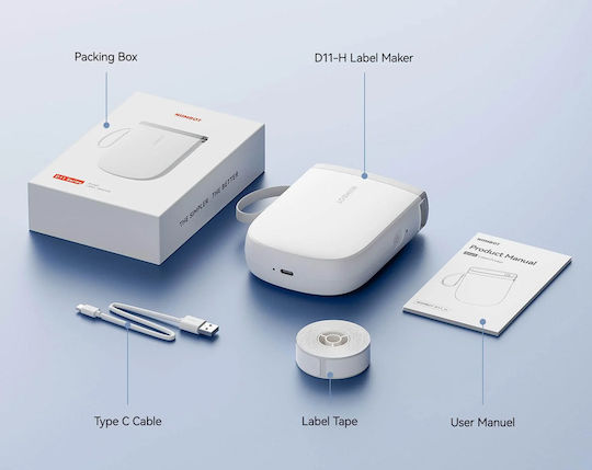 Niimbot Handheld Label Maker in White Color