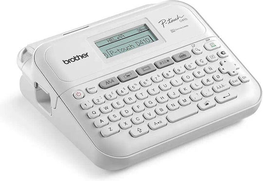 Brother P-touch Electronic Handheld Label Maker in White Color
