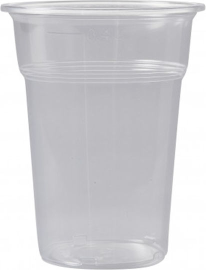 Lariplast Πλαστικό Ποτήρι μιας Χρήσης Διάφανο 400ml 50τμχ