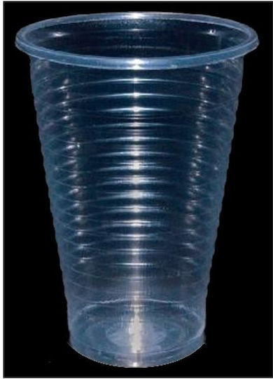 Lux Plast Βιοδιασπώμενο Ποτήρι μιας Χρήσης Πλαστικό Διάφανο 200ml 100τμχ