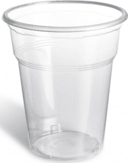 Lariplast Pahar de unică folosință Plastic Transparent 300ml 50buc