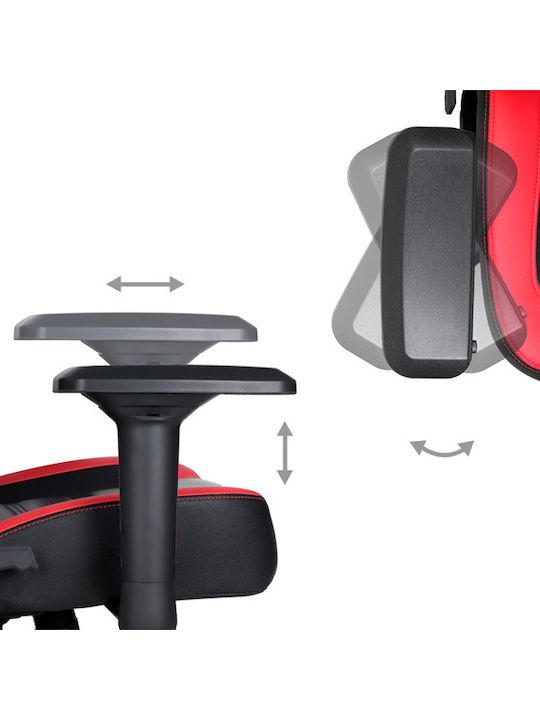 Marvo CH-118 Καρέκλα Gaming Δερματίνης με Ρυθμιζόμενα Μπράτσα Μαύρη