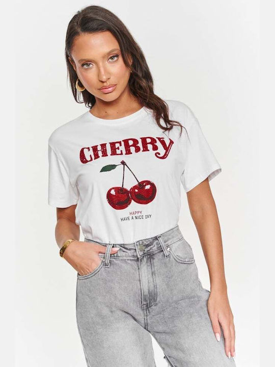 Γυναικείο T-shirt Άσπρο