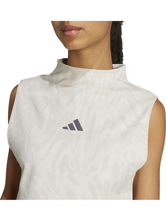 Women's Sports Sleeveless Blouse Beige